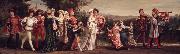 Elihu Vedder Wedding Procession oil on canvas